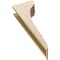 Ekena Millwork 5"W x 10"D x 30"H Thin Olympic Rough Cedar Woodgrain TimberThane Corbel, Primed Tan CORUR05X10X30OLYRCPR - alternate 2